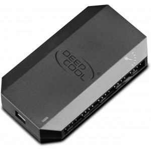 DEEPCOOL "FH-10", 10 port fan hub