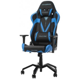 Gaming Chair DXRacer Valkyrie GC-V03-NB, Black/Blue, User max loadt up to 150kg / height 165-195cm 