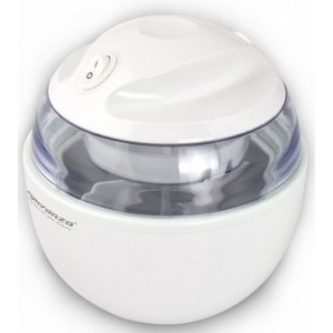 Ice Maker Esperanza VANILLA EKI001, Freezer bucket capacity: 0.6 L, Max volume of ice cream mixture: 0.3 L, Time to freeze a freezer bucket: 12 hours, Ice cream ready time: 15-30 minutes, Net weight: 1.15 kg