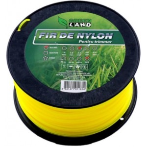 Леска для триммера GreenLand GL-2.4x3LB 260m