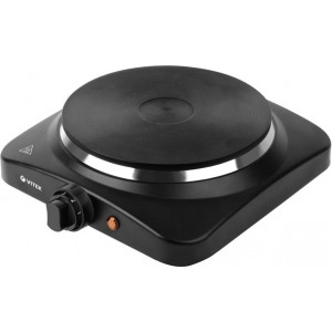 "Cooker Mini Vitek VT-3703
, 1500W, electric, 1hob, safety shutdown .black "