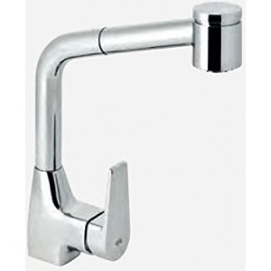 Смеситель для кухни с выдвижным изливом Klip Genebre