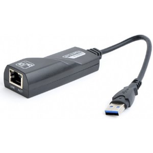  Gembird NIC-U3-02, USB3.0 Gigabit LAN adapter, USB3.0 to RJ-45 LAN connector