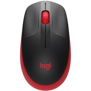 Logitech Wireless Mouse M190 Full-size - RED - 2.4GHZ - EMEA - M190
