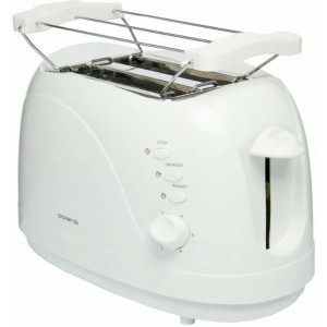 "Toaster Polaris PET0702L
,  750W, 2 slices of toast, variable browning control, cancel button, white "