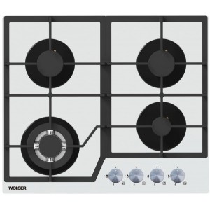 Plita de gaz incorporabila Wolser WL-6400 GBN Q White