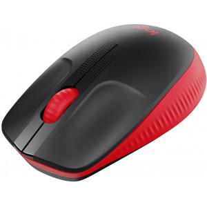 Logitech Wireless Mouse M190 Red, Full Size, High Precision Optical Mouse, Nano receiver, Retail