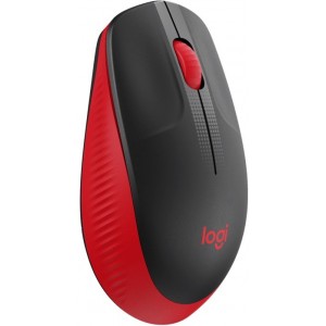 Logitech Wireless Mouse M190 Red, Full Size, High Precision Optical Mouse, Nano receiver, Retail
