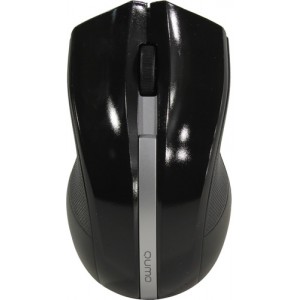 "Wireless Mouse Qumo Style, Optical, 1000 dpi, 3 buttons, Ambidextrous, 2xAAA, Black, USB
.                                                                                                                                                                   