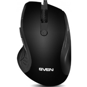 "Mouse SVEN RX-113, Optical, 800 dpi, 3 buttons, Ambidextrous, Black, USB
.                                                                                                                                                                                   
