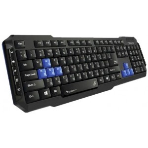 Gaming Keyboard Qumo Desert Eagle Pro, Multimedia, 104+10 keys, Black, USB