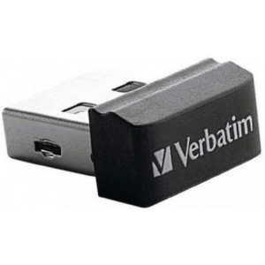16GB USB2.0  Verbatim Store 'n' Stay NANO, Black, Ultra-small, (Up to: Read 10 MByte/s, Write 3 MByte/s)