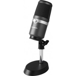 AverMedia USB Microphone - AM310: Uni-directional condenser microphone, Polar pattern: Cardioid, Sample/Bit rate: 48KHz/16bit, Sensitivity: -60 ± 5 dB, Frequency response: 20Hz ~ 20kHz, USB 2.0 Plug&Play