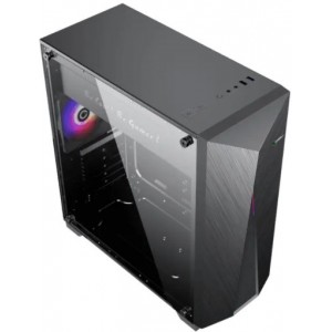 Case ATX GAMEMAX Nova N6, w/o PSU, 1x120mm, ARGB LED fan, ARGB LED strip, TG, USB 3.1, Black