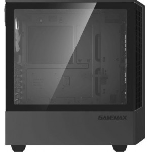 Case ATX GAMEMAX Panda T802, 1x120mm ARGB fan, 3xARGB LED strip, PWM/Rainbow HUB, USB3.0, TG, Black