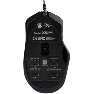 Gaming Mouse A4Tech Bloody X5 Pro, Optical, 50-16000 dpi, 5 buttons, RGB, Macro, Ergonomic, USB