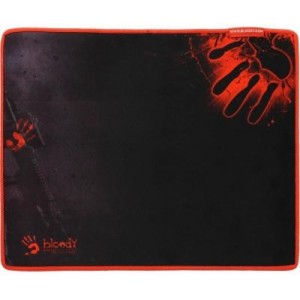 Gaming Mouse Pad A4Tech Bloody B-080S, 430 x 350 x 2mm, Cloth/Rubber, Anti-fray stitching, Black/Red