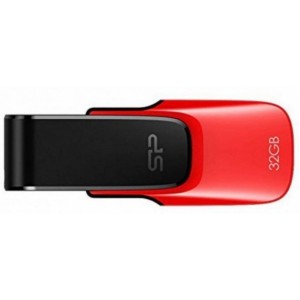 32GB USB2.0  Silicon Power Ultima 31 Red, (Read 18 MByte/s, Write 10 MByte/s)