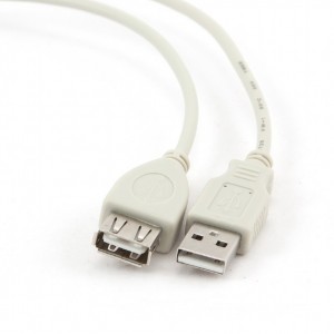  Gembird CC-USB2-AMAF-75CM/300,  USB2.0 extention AM/AF, 0.75 m