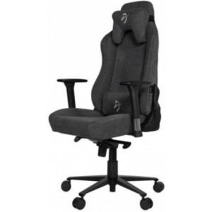 Gaming/Office Chair AROZZI Vernazza Soft Fabric, Dark Grey, Soft Fabric, max weight up to 135-145kg / height 165-190cm, Recline 165°, 3D Armrests, Head and Lumber cushions, Metal Frame, Aluminium wheelbase, Large  nylon casters, W-28.5kg