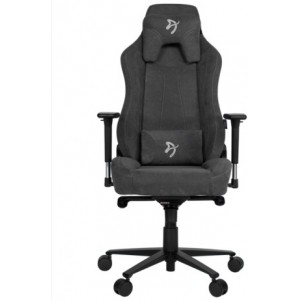 Gaming/Office Chair AROZZI Vernazza Soft Fabric, Dark Grey, Soft Fabric, max weight up to 135-145kg / height 165-190cm, Recline 165°, 3D Armrests, Head and Lumber cushions, Metal Frame, Aluminium wheelbase, Large  nylon casters, W-28.5kg