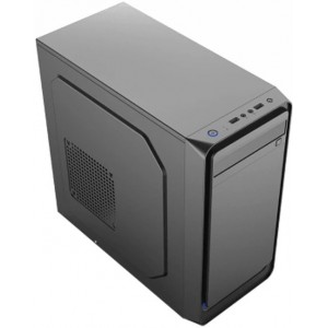 Case mATX 500W Sohoo 6503BK, 2xUSB2.0, Black, ATX-500W-12cm