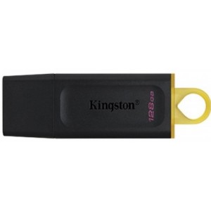 128GB USB3.2  Kingston DataTraveler Exodia Black/Yellow, (Read 100 MByte/s, Write 12 MByte/s)