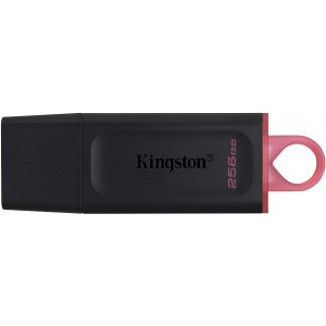 256GB USB3.2  Kingston DataTraveler Exodia Black/Red, (Read 100 MByte/s, Write 12 MByte/s)