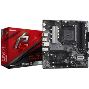 Материнская плата ASRock B550M PHANTOM GAMING 4, mATX, AM4, AMD B550