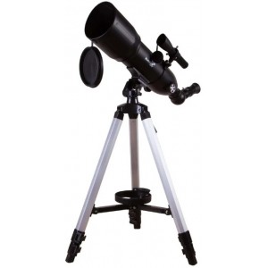 Telescop Levenhuk Skyline Travel 80, Refractor, Focal length 400mm, Aperture 80mm, Zoom 160x, AZ1, a built-in fluid compass, shoulder bag