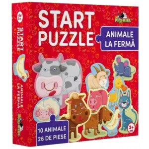 Start Puzzle 4 in 1 – Animale la ferma