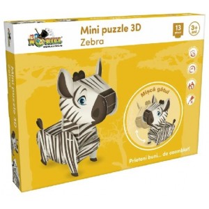 Mini Puzzle 3D Zebra