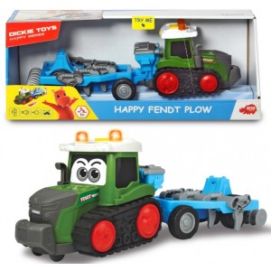 Dickie auto "Happy Fendt Plow"sun & lum