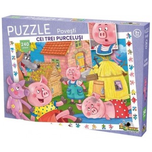 Puzzle Colectia Povesti - Cei Trei Purcelusi 2017