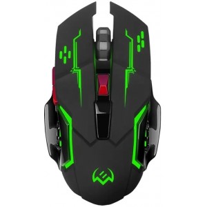 Wireless Gaming Mouse SVEN RX-G930W, Optical, 800-2400 dpi, 6 buttons, Backlight, 400mAh, Black