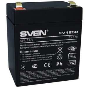 Baterie UPS SVEN, SV-1250, 12V/ 5AH  