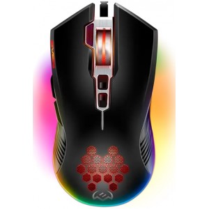 SVEN RX-G850 RGB Gaming, Optical Mouse, 500-6400 dpi, 7+1 buttons (scroll wheel),  DPI switching modes, USB