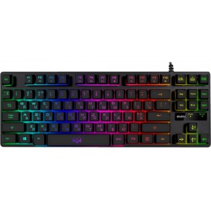SVEN KB-G7400 Gaming Keyboard, membrane with tactile feedback, 87 keys, 12 Fn-keys, Backlight, USB, Black