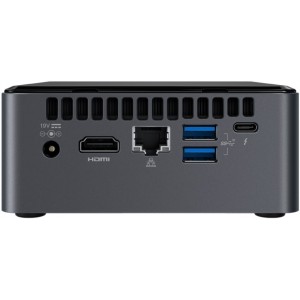 Mini PC (Barebone) Intel® NUC Kit NUC8I5BEH (Intel® Core™ i5-8259U 4C/8T, 2.3-3.8GHz, 2x SO-DIMM DDR4(max32GB), 1x2.5"/1xM.2 PCIe X4, Intel® Iris 655, TB3, HDMI, USB-C (miniDP1.2), 5xUSB 3.1 Gen2,, 1xGbE LAN, WiFi AC /BT5.0, IR, mSDXC,2xMicrophones)