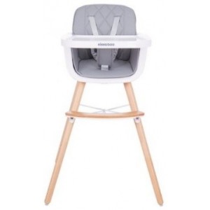 Feeding chair Kika Boo Woody Grey