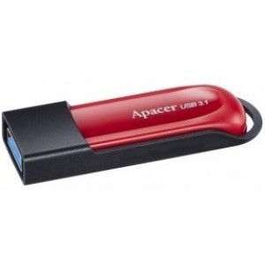 16GB USB3.1 Flash Drive  Apacer AH25B,  Black, Matte Metal, Classic Cap (AP16GAH25BB-1) 