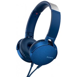 Headphones  SONY  MDR-XB550AP, EXTRA BASS™, Blue