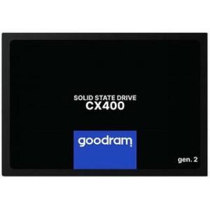 2.5" SSD 1.0TB GOODRAM CX400 Gen.2, SATAIII, Sequential Reads: 550 MB/s, Sequential Writes: 500 MB/s, Maximum Random 4k: Read: 77,500 IOPS / Write: 85,000 IOPS, Thickness- 7mm, Controller Phison PS3111-S11, 3D NAND TLC