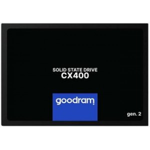 2.5" SSD 1.0TB  GOODRAM CX400 Gen.2, SATAIII, Sequential Reads: 550 MB/s, Sequential Writes: 500 MB/s, Maximum Random 4k: Read: 77,500 IOPS / Write: 85,000 IOPS, Thickness- 7mm, Controller Phison PS3111-S11, 3D NAND TLC