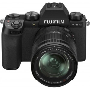 Fujifilm X-S10 + XF18-55mm, 26.1 Mpix, 23.5mm x 15.6mm (APS-C) X-Trans CMOS 4; ISO 51200; IBIS (Sensor Shift); UHD 4K/30fps 8-10 bit Video; 425-point hybrid AF System; X-Processor Pro 4 Engine; RAW+JPEG; WI-FI & Bluetooth Ver. 4.2; 3,69 EVF; 3,0 LCD 1040