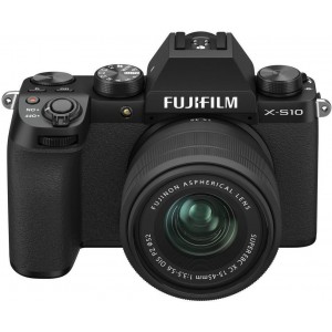 Fujifilm X-S10 + XC15-45mm, 26.1 Mpix, 23.5mm x 15.6mm (APS-C) X-Trans CMOS 4; ISO 51200; IBIS (Sensor Shift); UHD 4K/30fps 8-10 bit Video; 425-point hybrid AF System; X-Processor Pro 4 Engine; RAW+JPEG; WI-FI & Bluetooth Ver. 4.2; 3,69 EVF;  3,0 LCD 1040