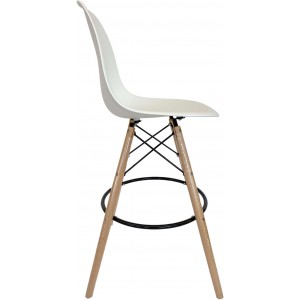 Барный стул AMF Bravo Hoker White