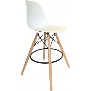 Барный стул AMF Bravo Hoker White