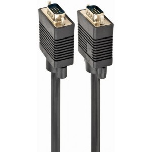 Cable VGA M/M 15m HD15M/HD15M, GEMBIRD CC-PPVGA-15M-B