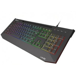 Genesis Keyboard Lith 400 RGB US Layout, X-Scissor Slim